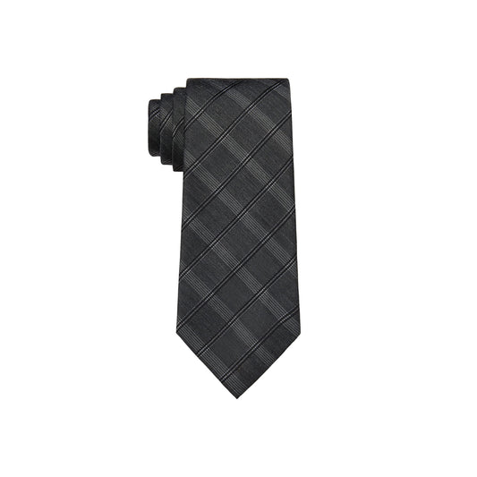 Calvin Klein Mens Plaid TieNecktie