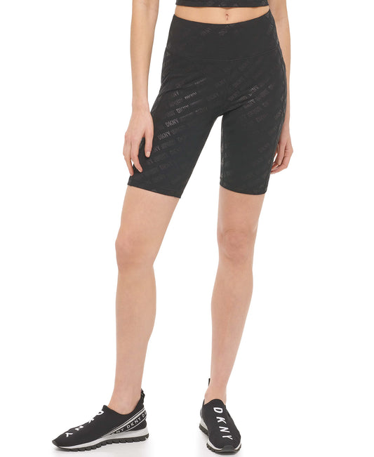 DKNY Women's Bike High Waist Printed Short
