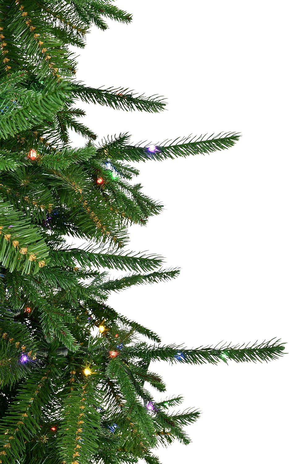 SYLVANIA Pre Lit LED 8 Function Color Changing 7.5' Instant Connect Tree. 850 Color Changing LEDs.