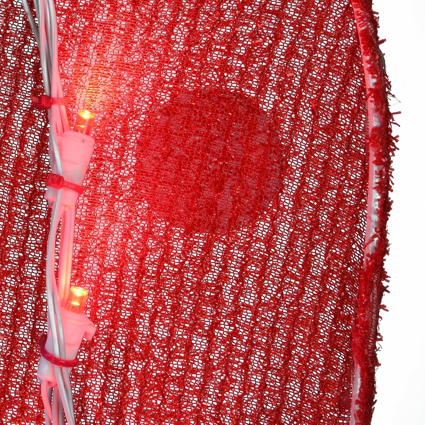 National Tree Company, Pre-Lit Christmas Sign Vintage Vegas Santa Sign, with Warm White LED Lights, Plug in, 50 in