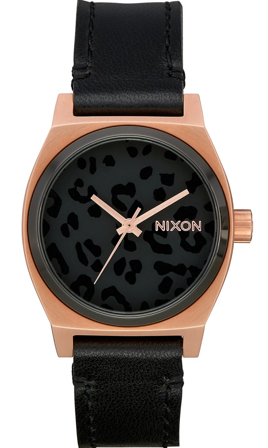 Nixon Women's Time Teller Leather Strap Watch 31mm