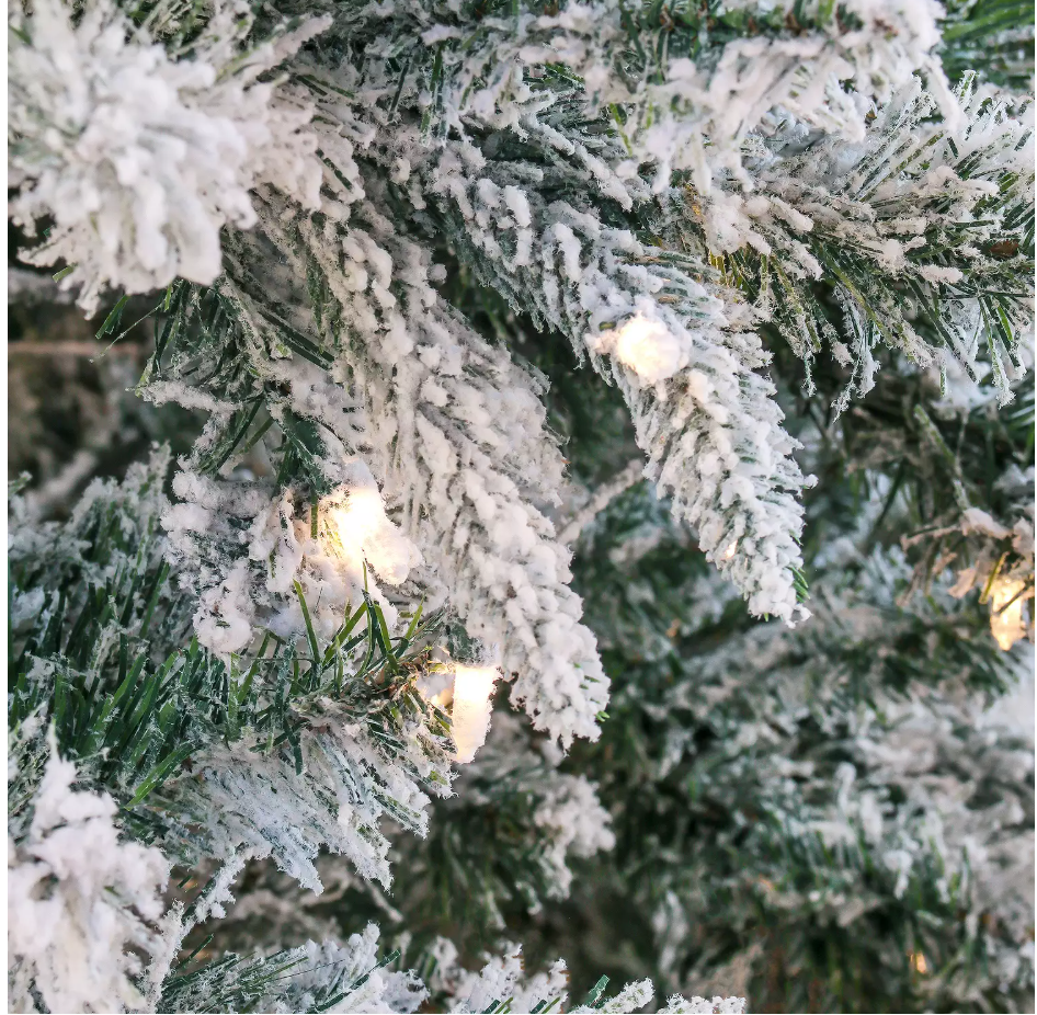 National Tree Company 6 1/2-ft. Feel Real® Snowy Mixed Pine Artificial Christmas Tree