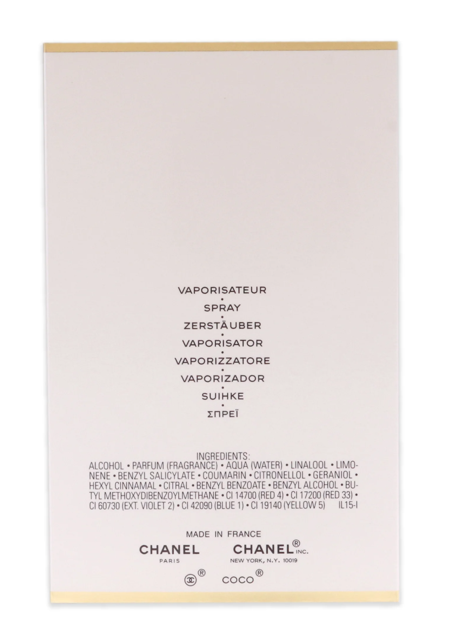 Chanel Coco Mademoiselle Intense Eau De Parfum Spray 100ml/3.3oz