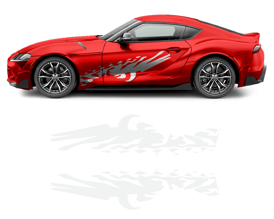 Toyota Supra Accents Graphics