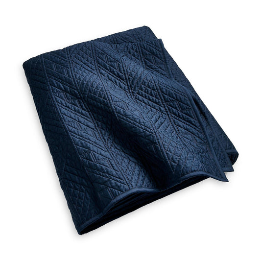 Ralph Lauren Oakfield Coverlet, Navy, Full/Queen
