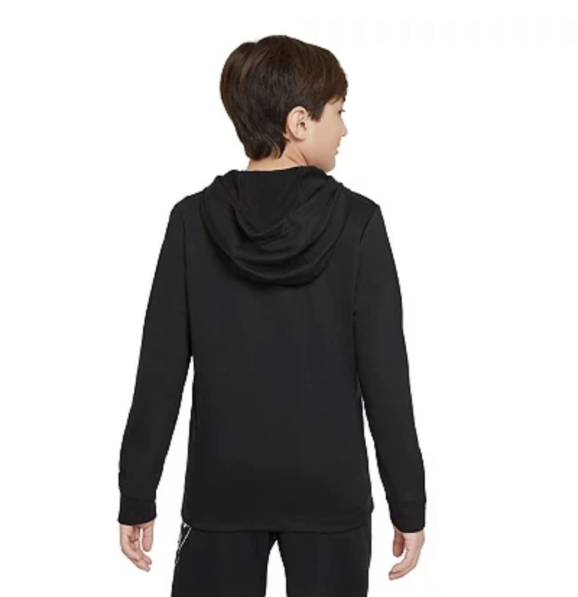 Nike Big Boys Sportswear Hoodie Black-X-Large