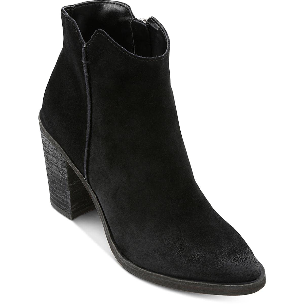 Dolce Vita Womens Seyon Suede Booties Ankle Boots Black 10 Medium (B,M)