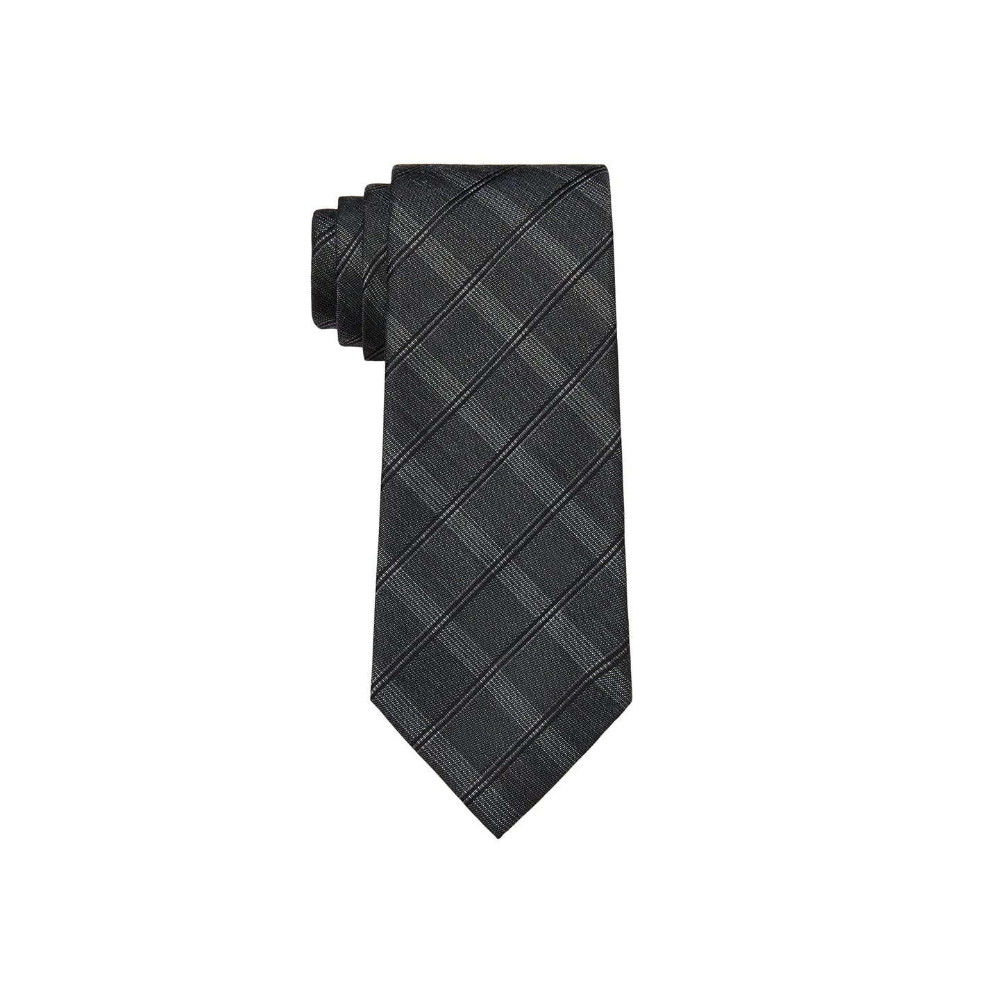 Calvin Klein Mens Plaid TieNecktie
