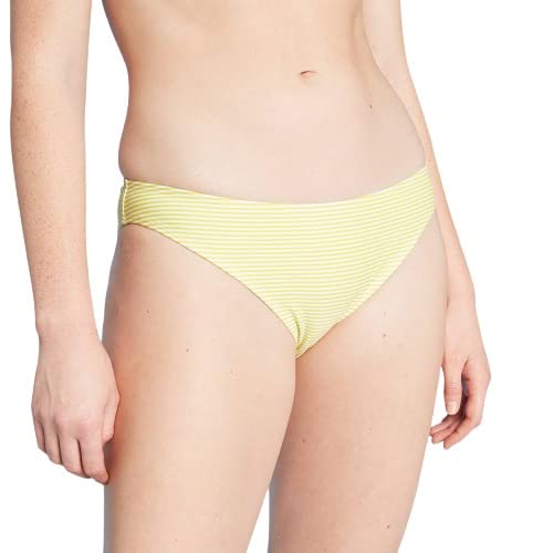 Xhilaration Juniors' Hipster Bikini Bottom (Gecko Green Stripe)