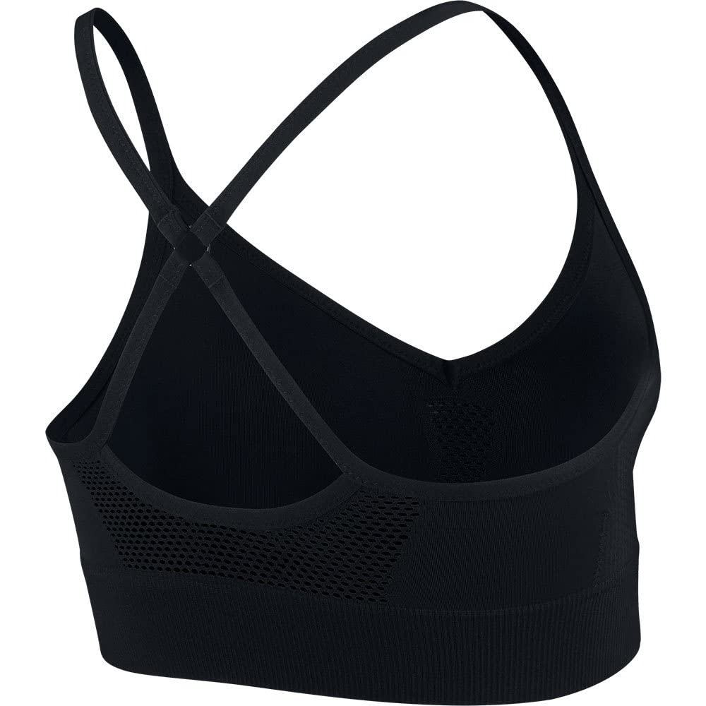 Nike Indy Light-Support Padded Seamless Sports Bra Black/Dark Smoke Grey