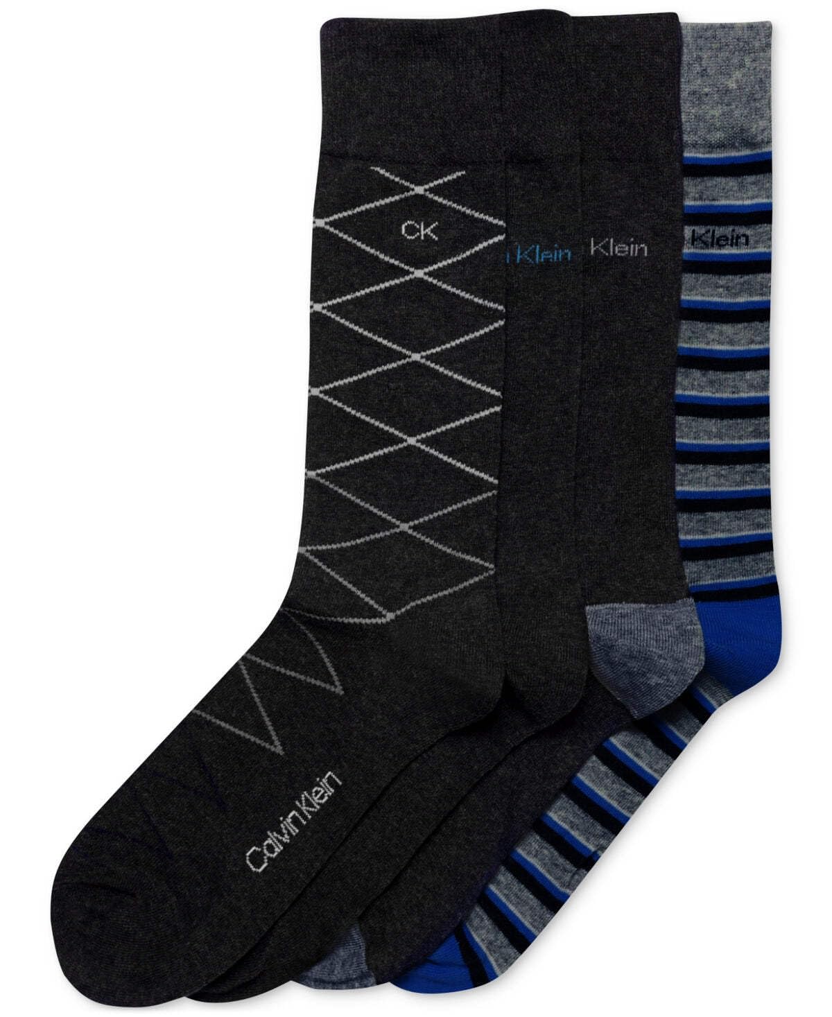 Calvin Klein 4Pk Crew Socks, Os
