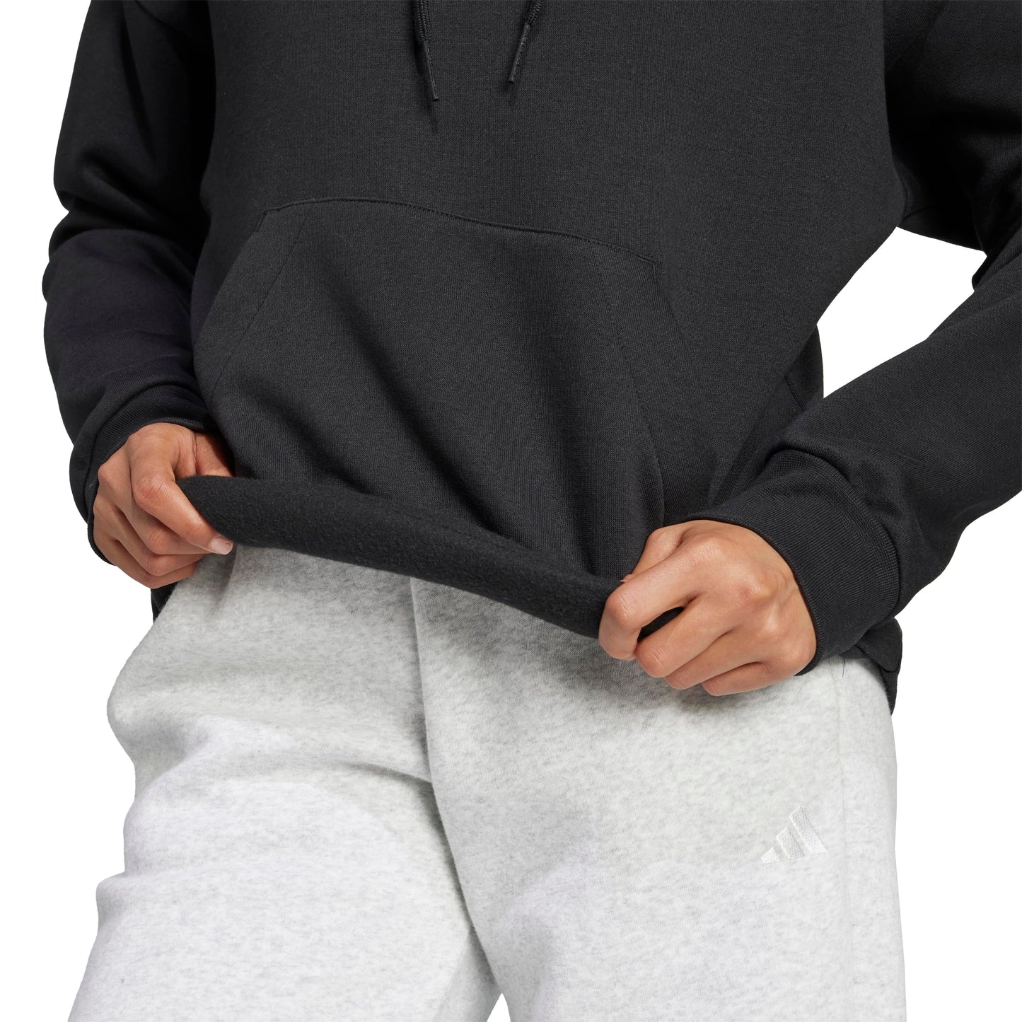 adidas Women's Essentials Linear Fleece Hoodie