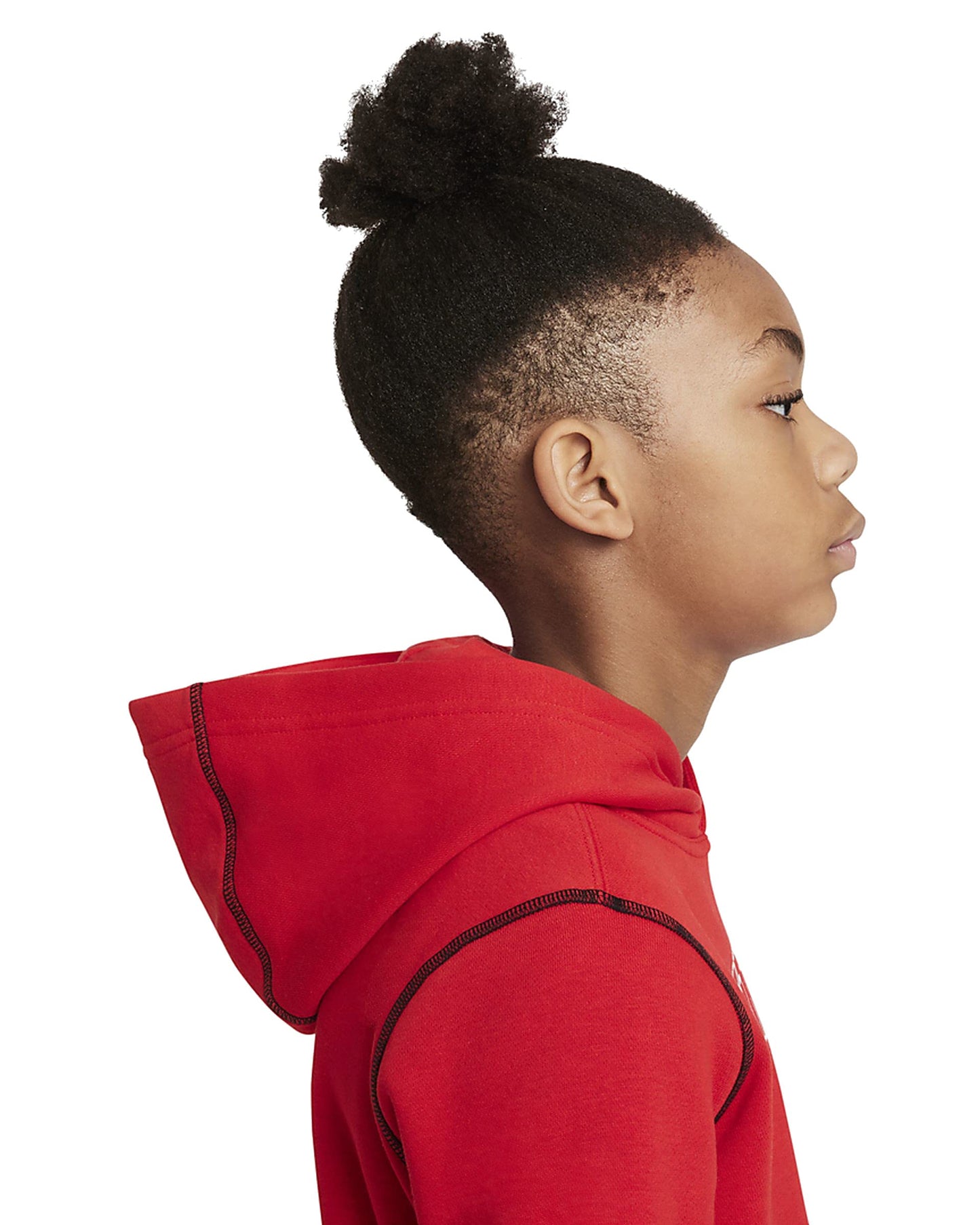 Nike Sportswear JDI Big Kids' (Boys') Pullover Hoodie (Large, University Red/Black)