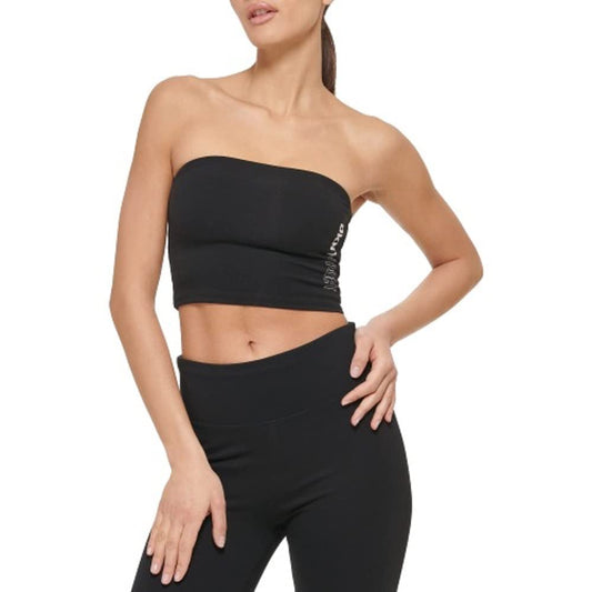DKNY Women's Sport Sleeveless Tube Logo Top