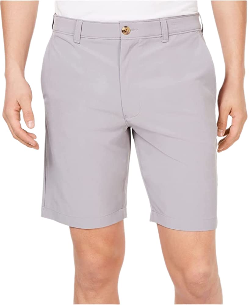 Club Room Mens Repreve Water Resistant Tech Bermuda Shorts Gray 40