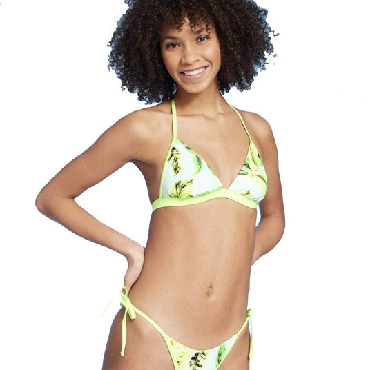 Xhilaration Juniors' Triangle Bikini Top (Green)