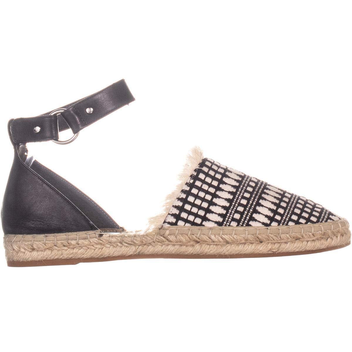 Rebecca Minkoff Womens Vicky Fabric Closed Toe Casual, Black/White, Size 6.0
