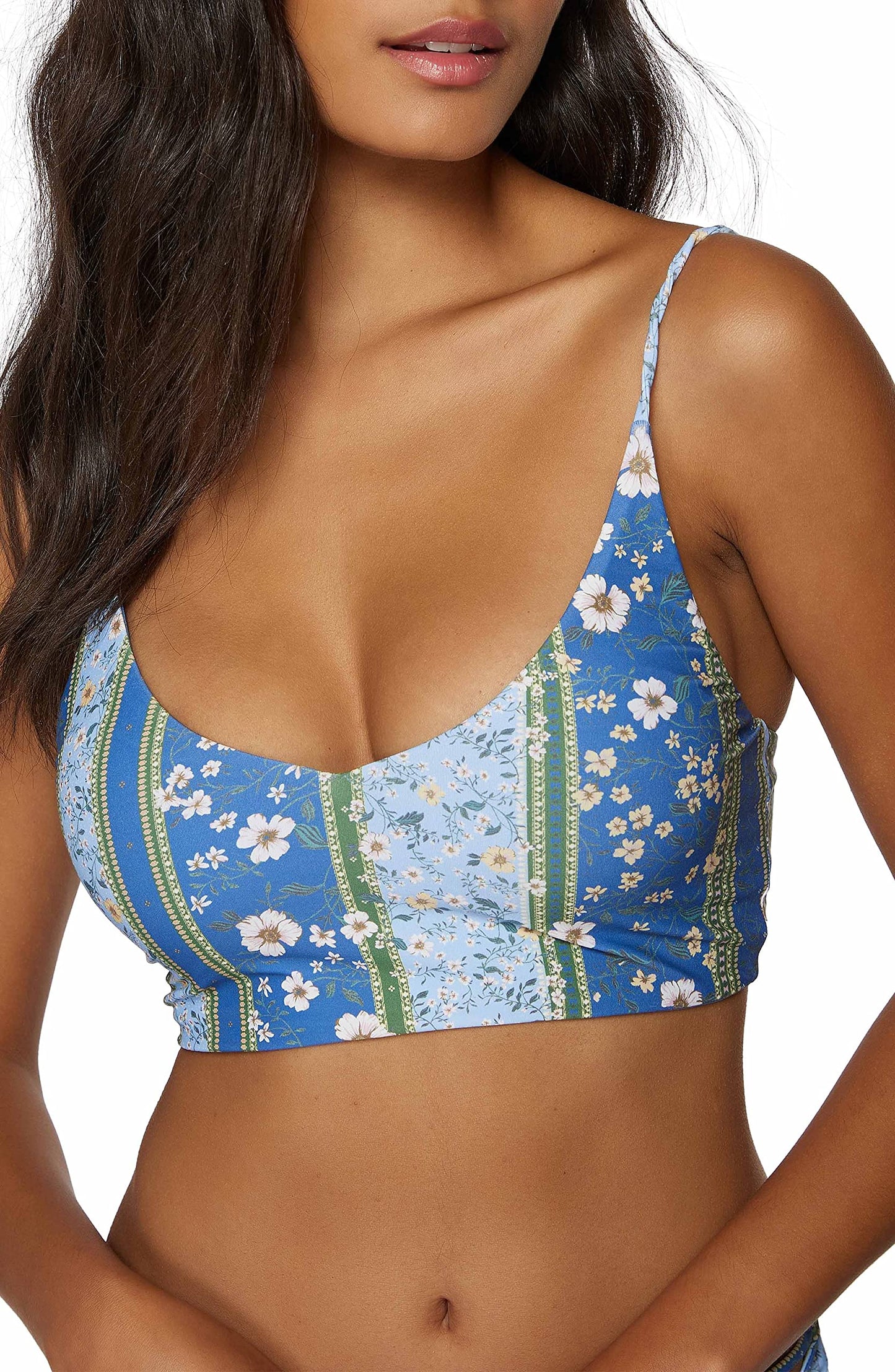 O'NEILL Womens Swim Penny Middles Bralette Bikini Top, Classic Blue