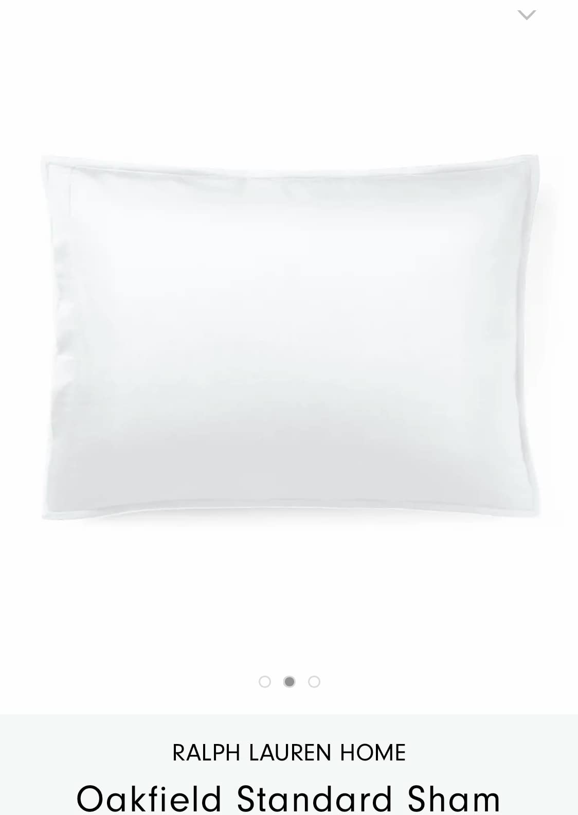 RALPH LAUREN Home Oakfield Standard Sham (White)