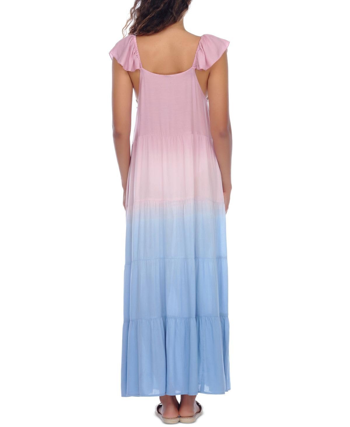 Raviya Womens Beachwear Ombre Cover-Up
