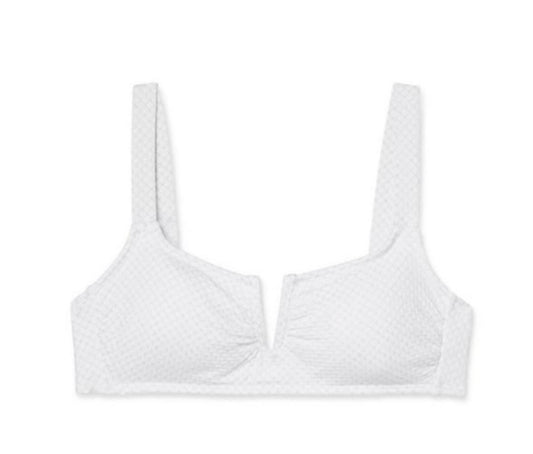 Xhilaration Juniors' Lurex Textured V-Wire Bralette Bikini Top -