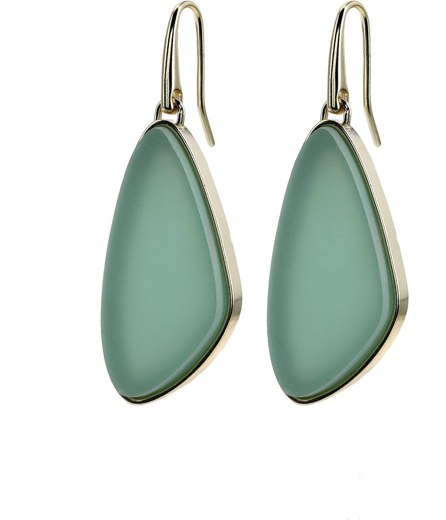 Kendra Scott Mckenna Small Drop Earrings Gold Matte/Iridescent Mint One Size