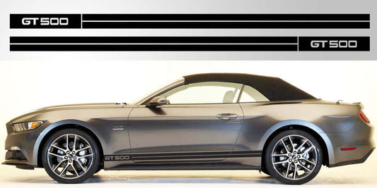 Mustang GT 500 Double Stripe Vinyl Decal
