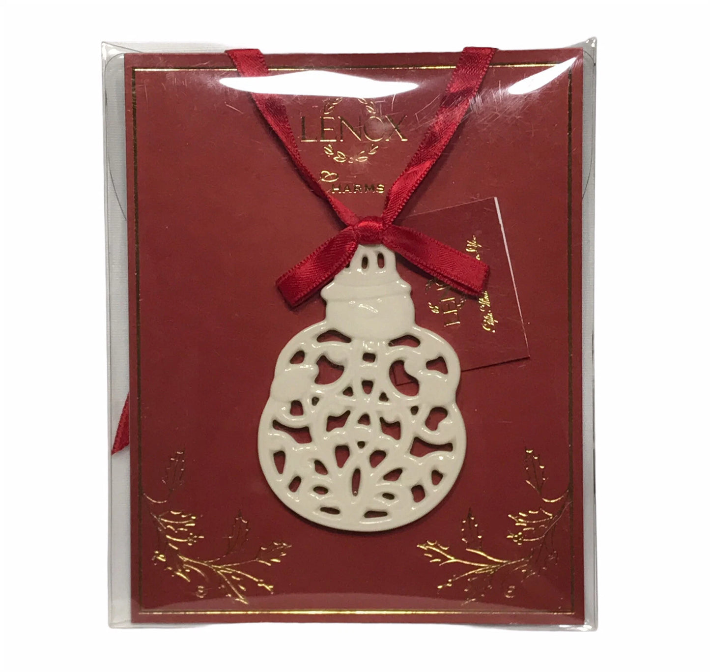 Lenox Snowman Charm Ornament